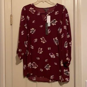 MIX by 41 Hawthorn Rinerson Set In Sleeve Blouse